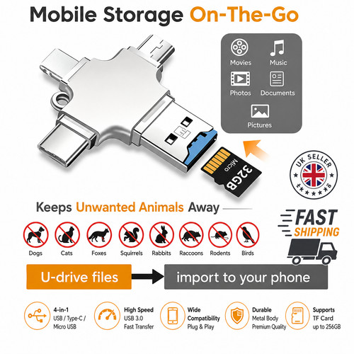 128 4in1 flash drive - 4in1,