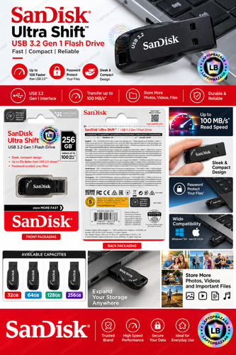 Sandisk ultra shift usb - ultra, 3.2