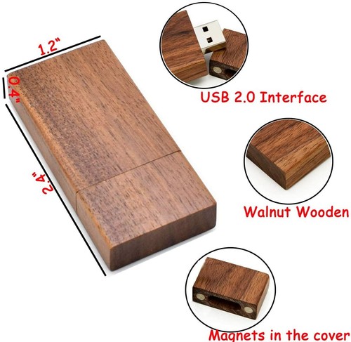 16gb wooden memory usb - wooden, flash